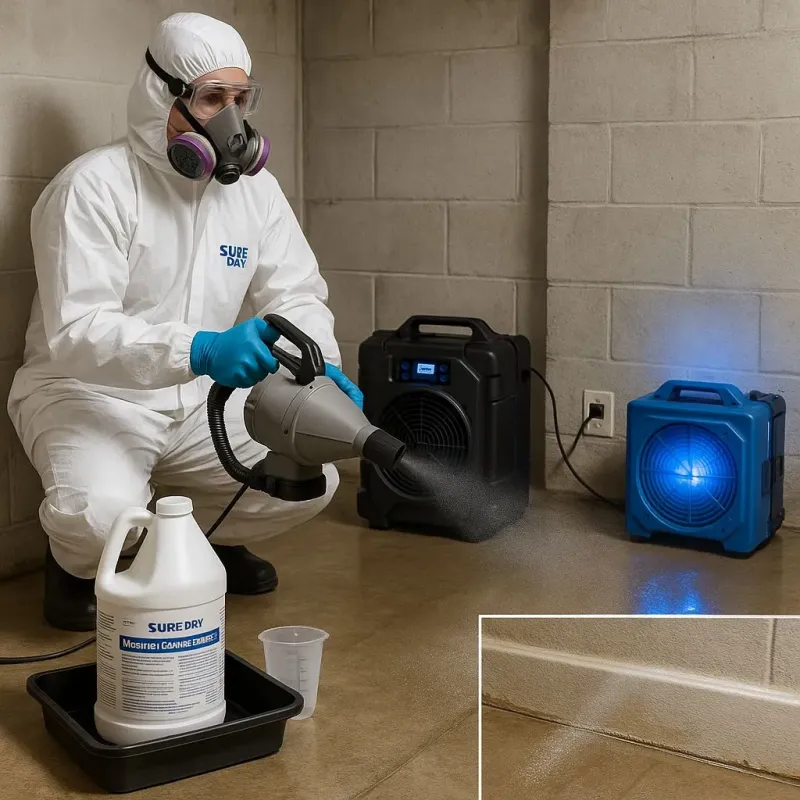 Sanitization and Odor Removal process in Thornton, IL