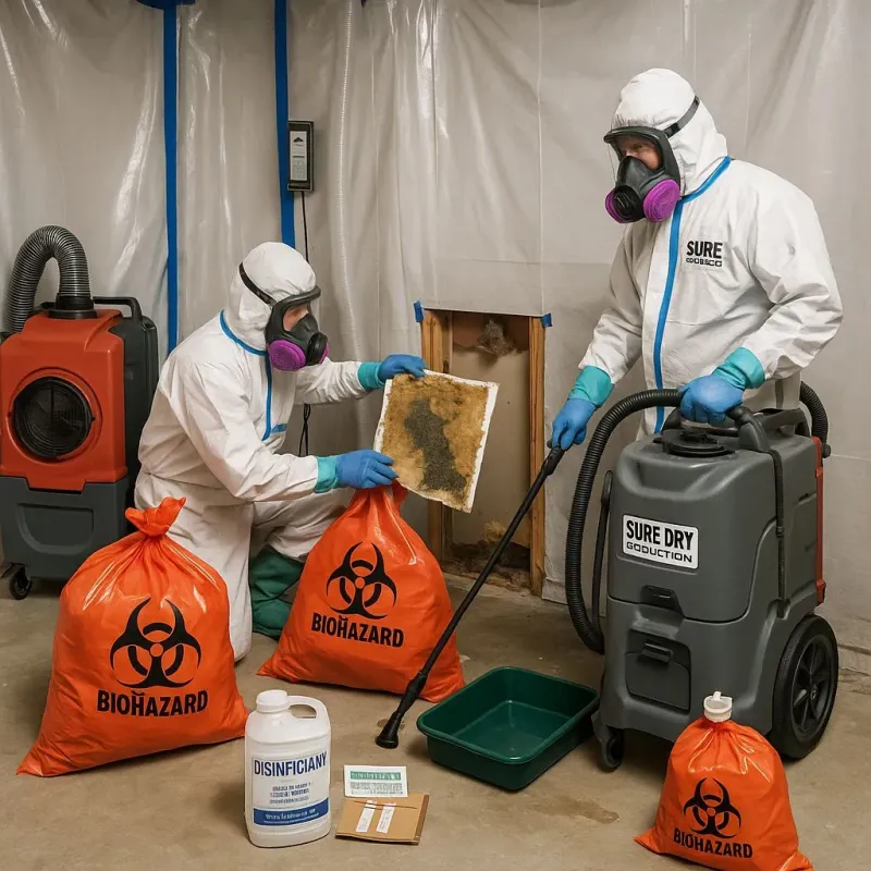 Contaminated Water Handling Protocols process in Thornton, IL